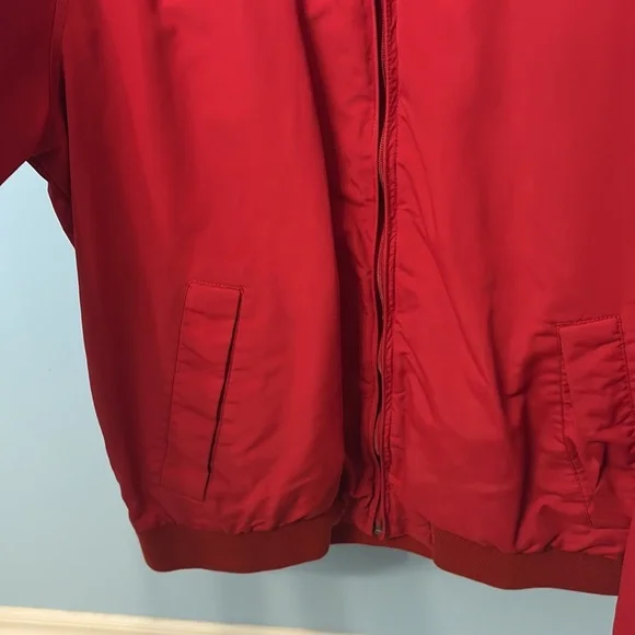 Tommy Hilfiger Red Windbreaker Jacket - Picture 4 of 8